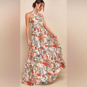 Floral maxi dress